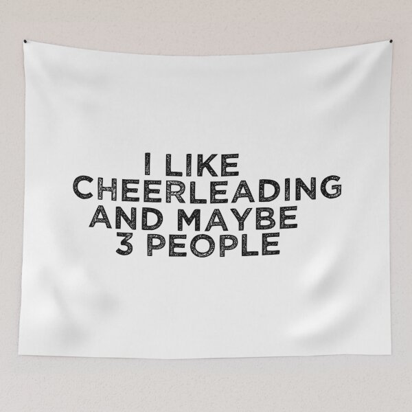 Item preview, I Like Cheerleading And Maybe 3 People	 designed and sold by TeesYouWant.