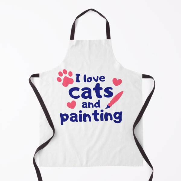 Item preview, I Love Cats and Painting designed and sold by razvigod.