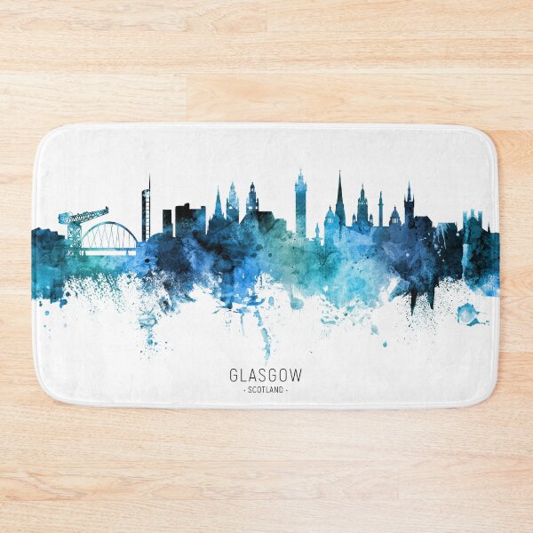 Item preview, Glasgow Scotland Skyline designed and sold by ArtPrints.