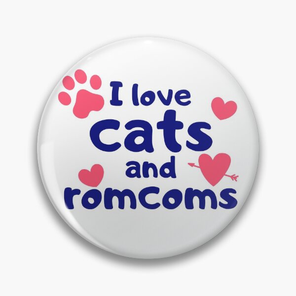 Item preview, I Love Cats and Romcoms designed and sold by razvigod.