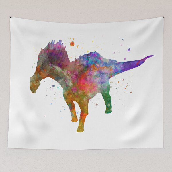 Item preview, Amargasaurus dinosaur in watercolor designed and sold by paulrommer.