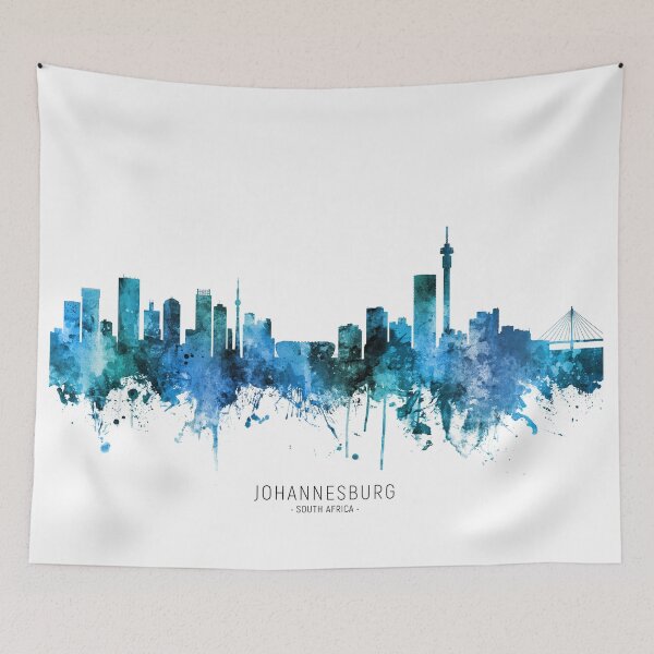 Item preview, Johannesburg South Africa Skyline designed and sold by ArtPrints.
