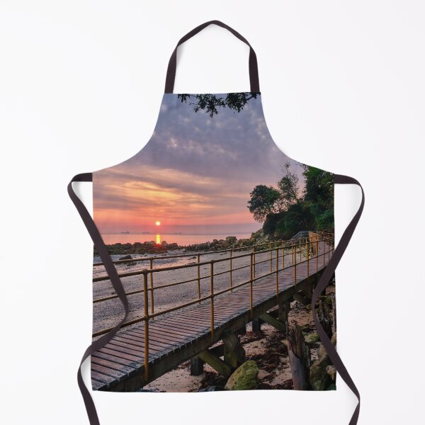 Item preview, Sunrise At The Boardwalk Seagrove Bay Isle Of Wight designed and sold by manateevoyager.