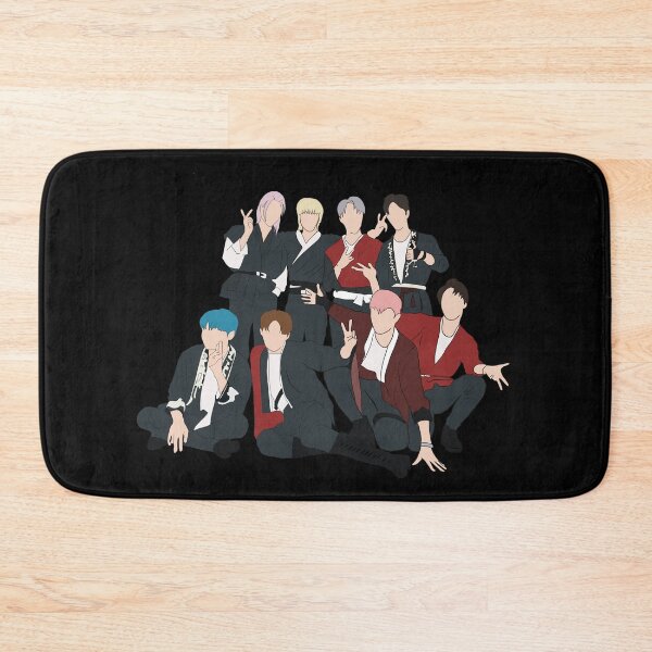 Item preview, Stray Kids Backdoor group ot8 sticker & backpack designed and sold by Amy Hearts.