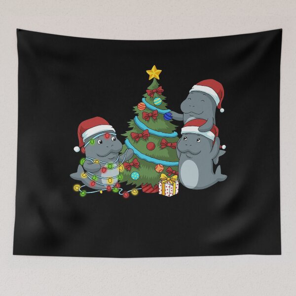 Item preview, Christmas Manatee Gift Christmas Tree Gifts Girls Manatee designed and sold by DSWShirts.