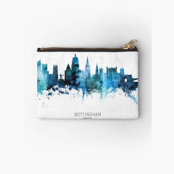 Artikelvorschau, Nottingham England Skyline entworfen und verkauft von ArtPrints.