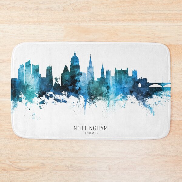 Item preview, Nottingham England Skyline designed and sold by ArtPrints.