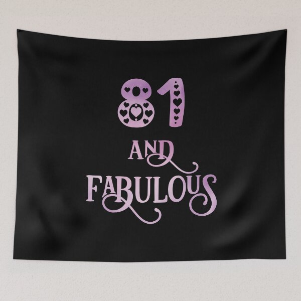 Item preview, Women 81 Years Old And Fabulous 81st Birthday Party design designed and sold by Grabitees.