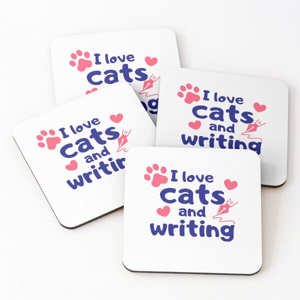 Item preview, I Love Cats and Writing designed and sold by razvigod.