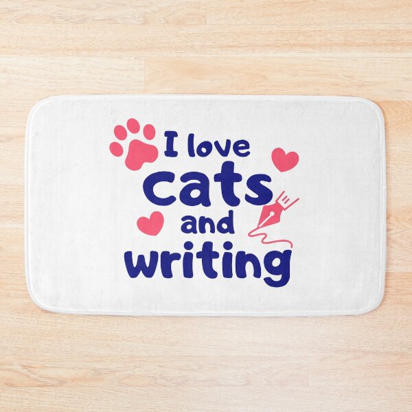 Item preview, I Love Cats and Writing designed and sold by razvigod.