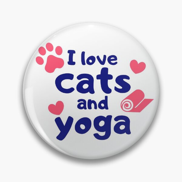 Item preview, I Love Cats and Yoga designed and sold by razvigod.