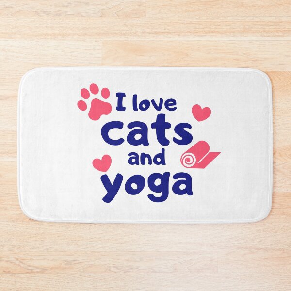 Item preview, I Love Cats and Yoga designed and sold by razvigod.