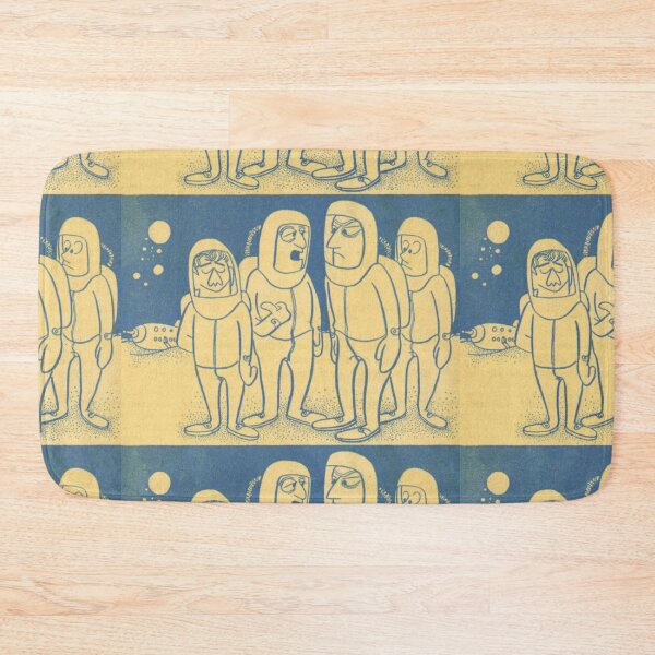 Item preview, Group of Astronauts   Cartoon Vintage illustration designed and sold by Vintage Designs +.