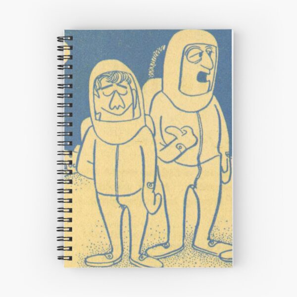 Item preview, Group of Astronauts   Cartoon Vintage illustration designed and sold by Vintage Designs +.
