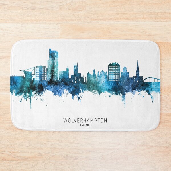 Item preview, Wolverhampton England Skyline designed and sold by ArtPrints.