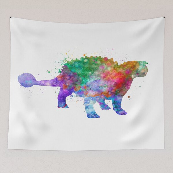 Item preview, Ankylosaurus  dinosaur in watercolor designed and sold by paulrommer.