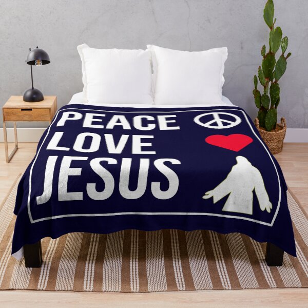 Item preview, Peace Love Jesus designed and sold by CatArtStore.