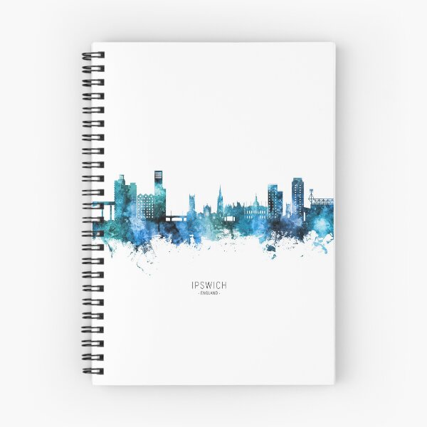 Item preview, Ipswich England Skyline designed and sold by ArtPrints.