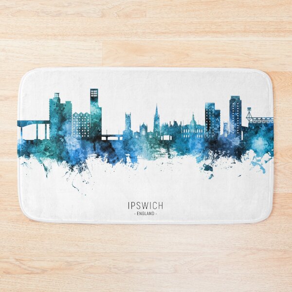 Item preview, Ipswich England Skyline designed and sold by ArtPrints.