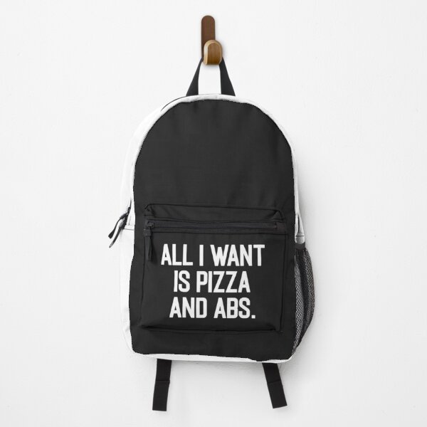Item preview, Pizza & Abs Funny Gym Saying designed and sold by quarantine81.