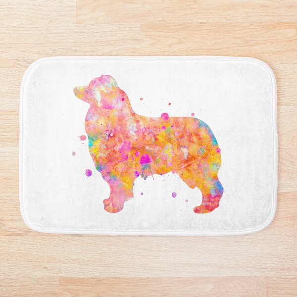 Item preview, Australian Shepherd Dog Watercolor Painting 3 designed and sold by MiaoMiaoDesign.