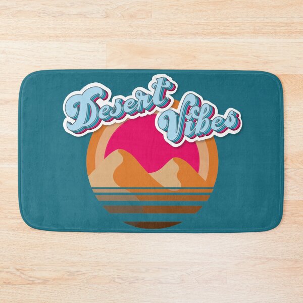 Item preview, Retro Desert Vibes in pink and blue designed and sold by CreatEVEdesign.