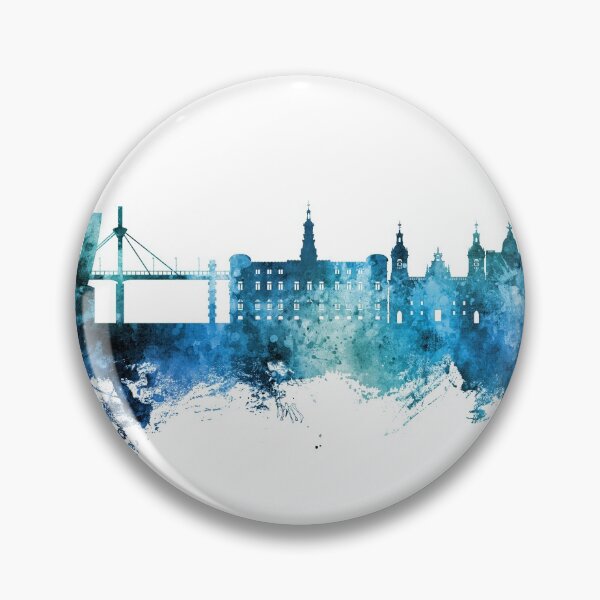 Item preview, Bilbao Spain Skyline designed and sold by ArtPrints.