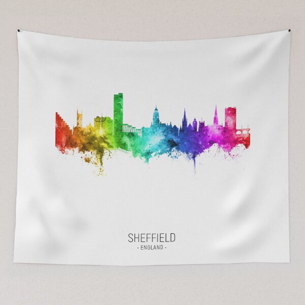 Item preview, Sheffield England Skyline designed and sold by ArtPrints.