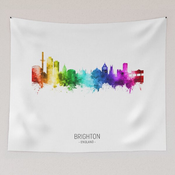 Item preview, Brighton England Skyline designed and sold by ArtPrints.