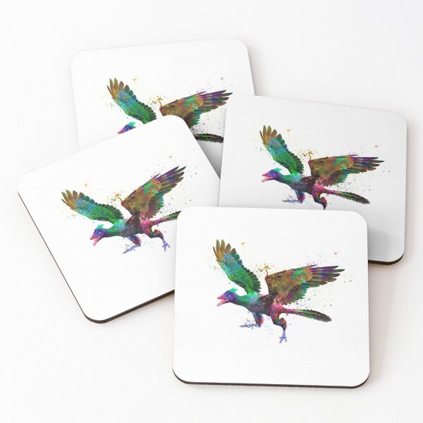 Item preview, Archaeopteryx dinosaur in watercolor designed and sold by paulrommer.