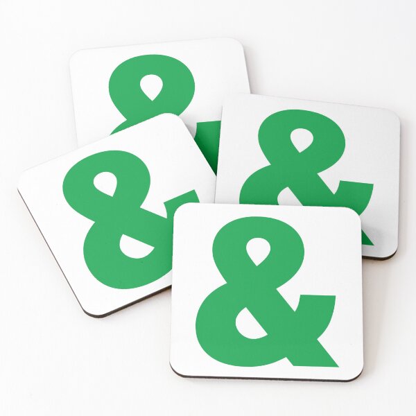 Item preview, green ampersand designed and sold by Flashboy.