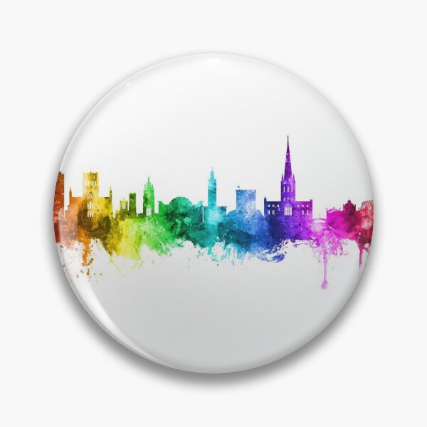 Item preview, Norwich England Skyline designed and sold by ArtPrints.