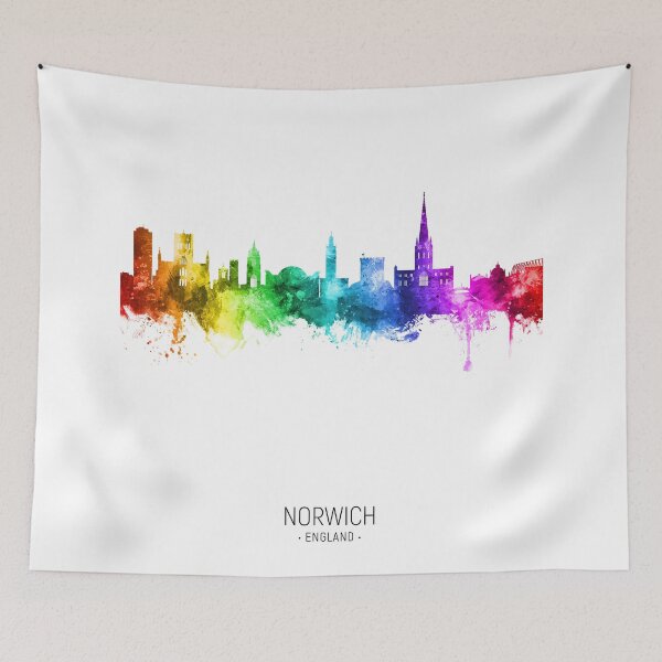 Item preview, Norwich England Skyline designed and sold by ArtPrints.