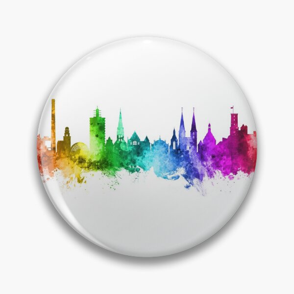 Item preview, Bielefeld Germany Skyline designed and sold by ArtPrints.