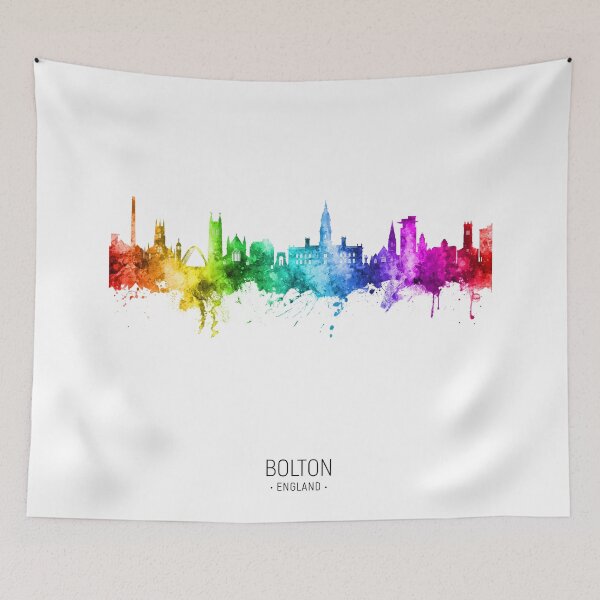 Item preview, Bolton England Skyline designed and sold by ArtPrints.