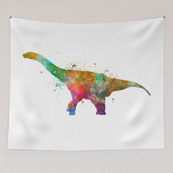 Item preview, Argentinosaurus dinosaur in watercolor designed and sold by paulrommer.