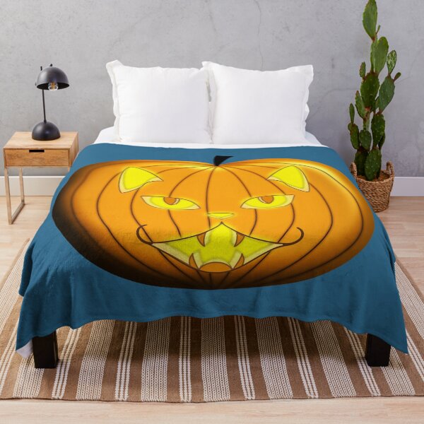 Item preview, Cat jack o' lantern for Halloween designed and sold by CiniArt.