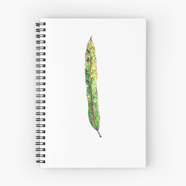 Item preview, Banana Croton leaf watercolor painting  designed and sold by BohoMoon.
