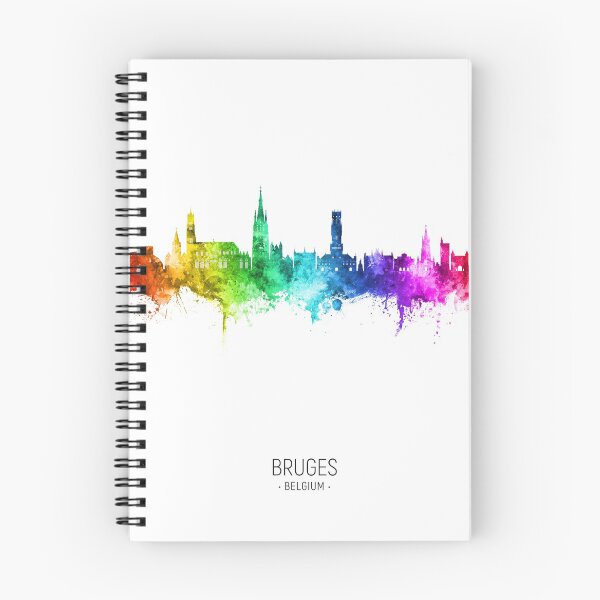 Item preview, Bruges Belgium Skyline designed and sold by ArtPrints.