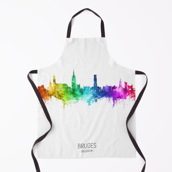 Item preview, Bruges Belgium Skyline designed and sold by ArtPrints.
