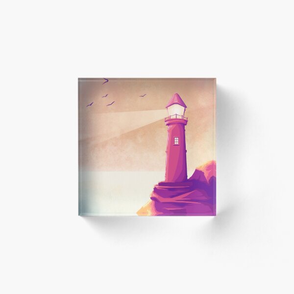 LIGHTHOUSE Acrylic Block