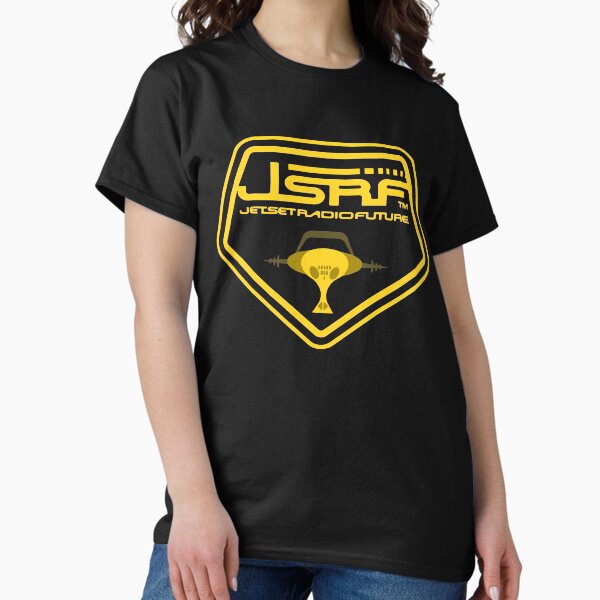 Vista previa del artículo con la obra «Logotipo Jet Set Radio Future (JSRF) Amarillo», diseñado y vendido por everything4eva.
