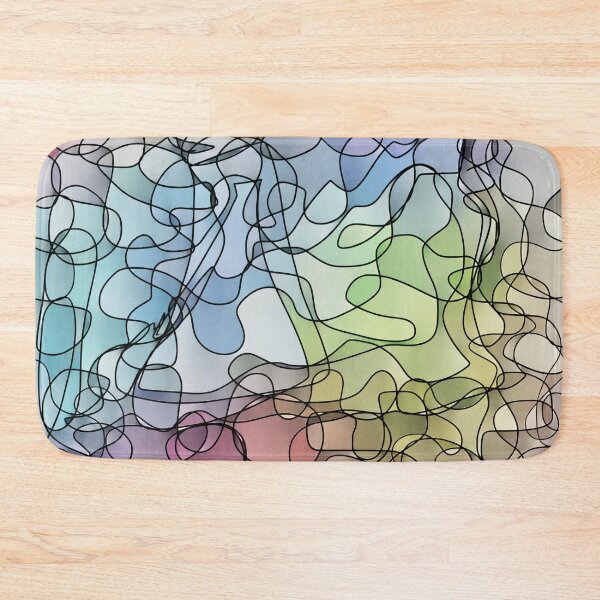 Item preview, Curvy lines and pastel colours texture designed and sold by Aura-E.