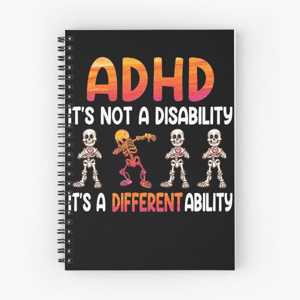 Item preview, ADHD It's Not Disability It's A Different Ability Skeleton designed and sold by Simeon Dorelus.