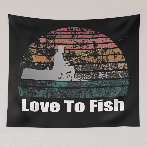 Item preview, Love To Fish designed and sold by stevenwoodcock.