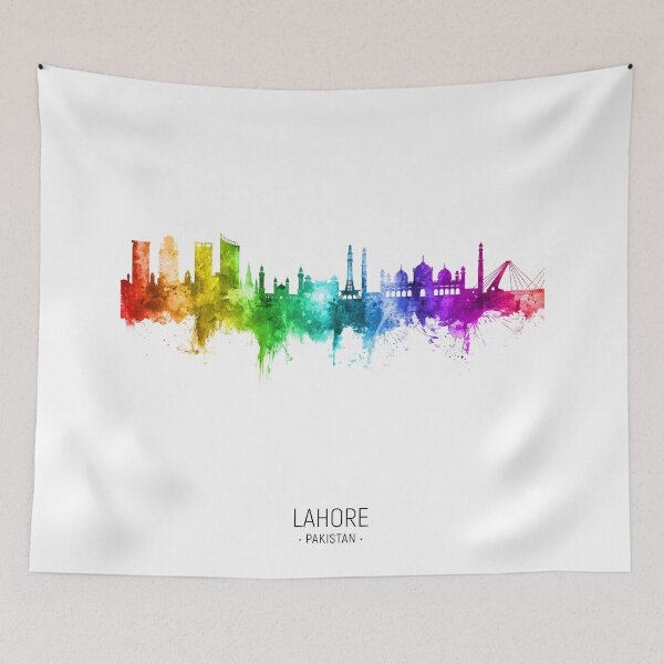 Item preview, Lahore Pakistan Skyline designed and sold by ArtPrints.