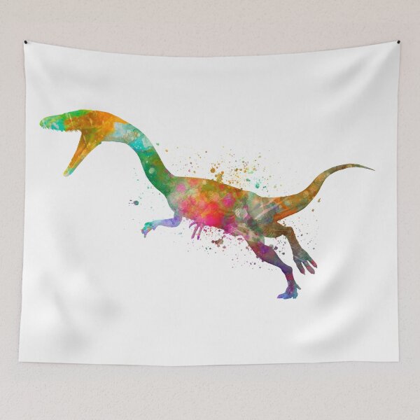 Item preview, coelophysis dinosaur in watercolor designed and sold by paulrommer.