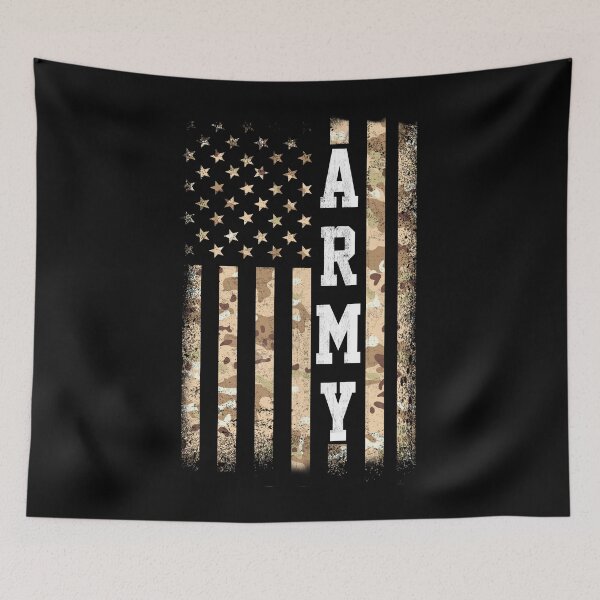 Item preview, US Army Veteran Camo American Flag Gift Memorial Day 4th Of July, Veterans Day designed and sold by Simeon	 Dorelus.