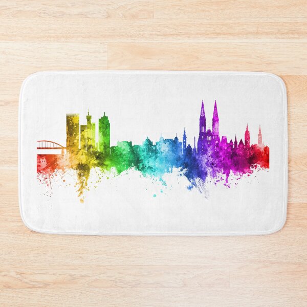 Item preview, Zagreb Croatia Skyline designed and sold by ArtPrints.