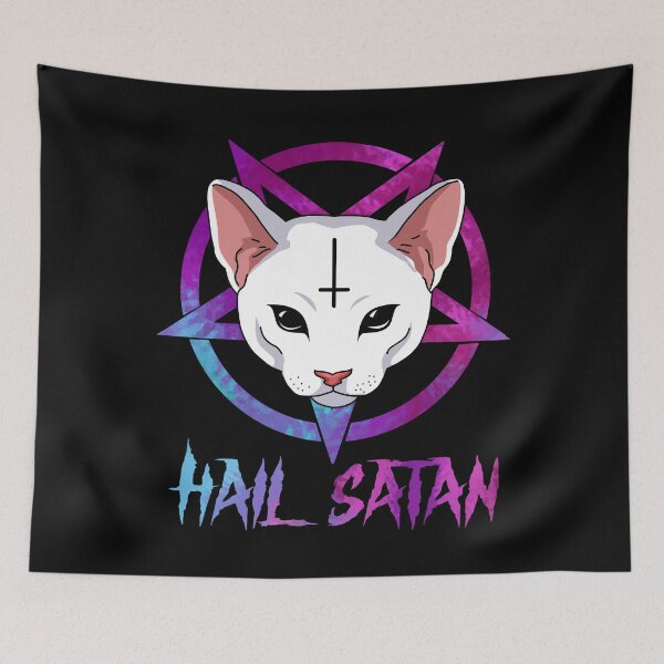 Item preview, Baphomet Gift Women Satanism Sphynx Cat Hail Satan designed and sold by DSWShirts.